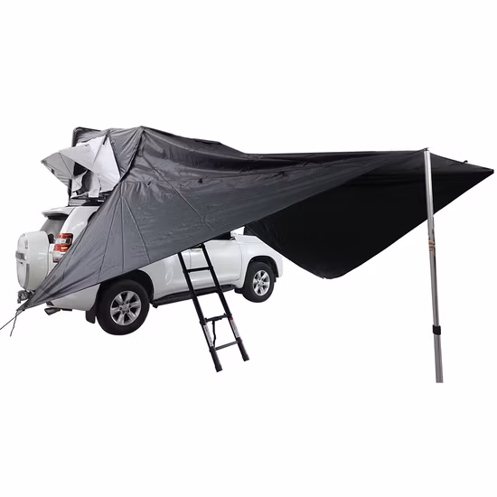 Lazyhiker Outdoor Hight Quality SUV Awning ABS Hard Shell Car Top Tent with Sky Windows China Car Tent Manufacturer